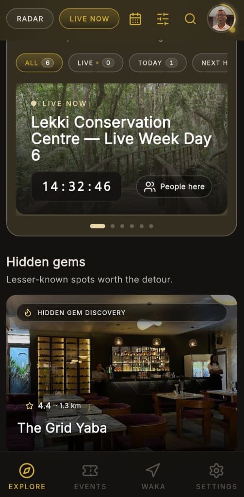 Explore — live venues, listings, and hidden gems